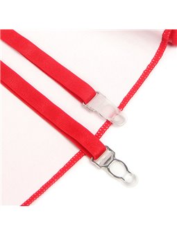 Subblime 957735 - Abito Rosso in Ecopelle e Pizzo con Zip Frontale L/XL