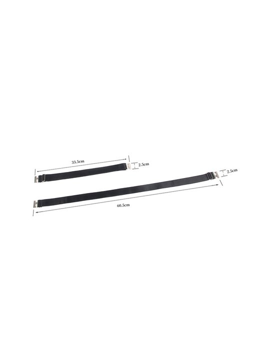 Subblime 957476 - Cinturini Imbracature Nere Regolabili per le Gambe