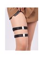Subblime 957476 - Cinturini Imbracature Nere Regolabili per le Gambe