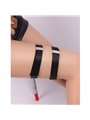 Subblime 957476 - Cinturini Imbracature Nere Regolabili per le Gambe