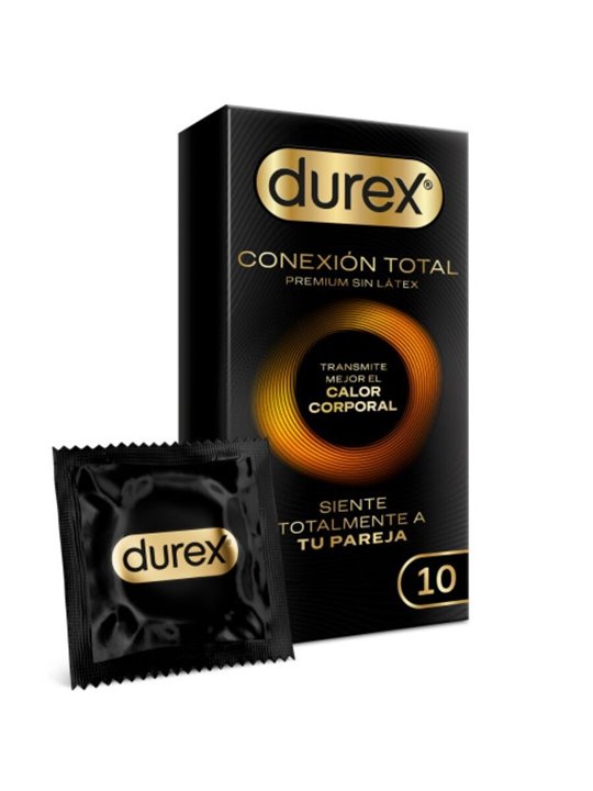 Durex Conexión Total - Preservativi Ultra Sottili Senza Lattice 10 Pz