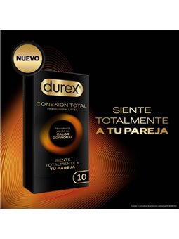 Durex Conexión Total - Preservativi Ultra Sottili Senza Lattice 10 Pz