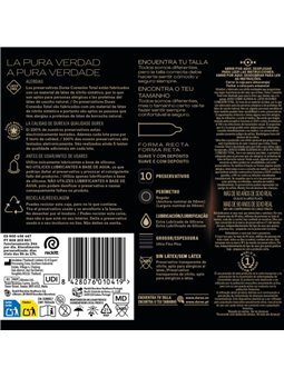 Durex Conexión Total - Preservativi Ultra Sottili Senza Lattice 10 Pz