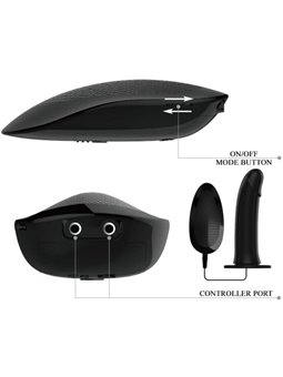 Pretty Love - Marvin Strap On with Vibration and Hollow Dildo