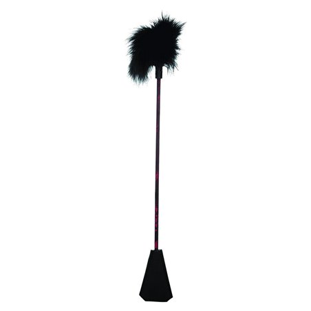 Calexotics Scandal Feather Crop - Frusta e Piumino Nero 53,25 Cm