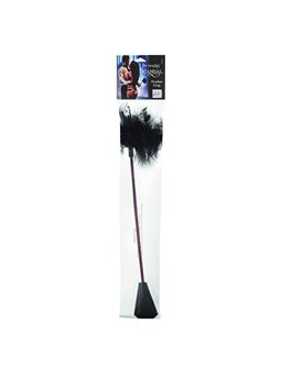 Calexotics Scandal Feather Crop - Frusta e Piumino Nero 53,25 Cm