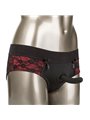 Calexotics Scandal - Red Open Crotch Panties with Dildo Size L/XL