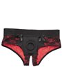 Calexotics Scandal - Red Open Crotch Panties with Dildo Size L/XL