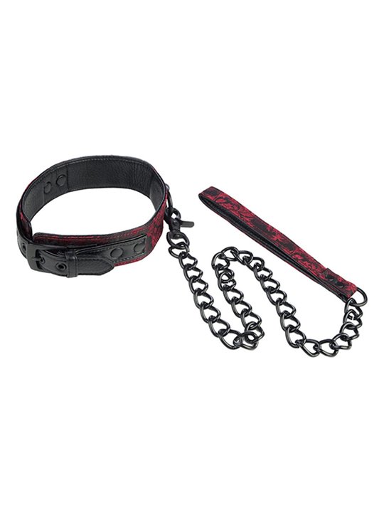 Calexotics Scandal Collar With Leash - Collare e Guinzaglio in Metallo