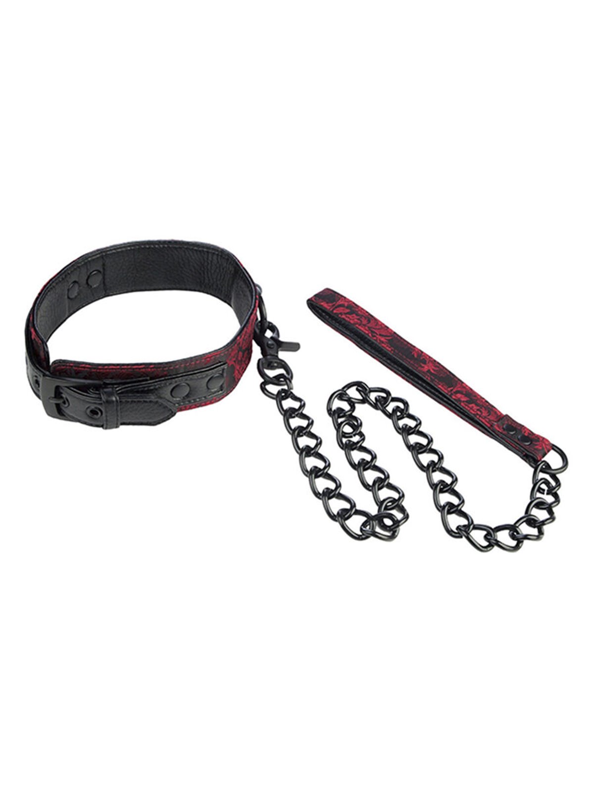 Calexotics Scandal Collar With Leash - Collare e Guinzaglio in Metallo