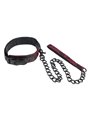 Calexotics Scandal Collar With Leash - Metal Collar with Leash