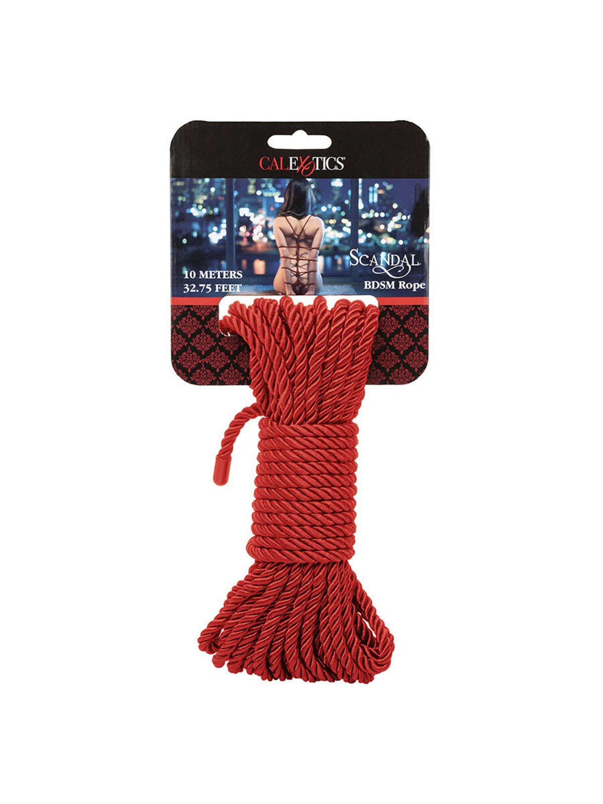 Calexotics Scandal BDSM Rope - Red Bondage Rope 10 Meters
