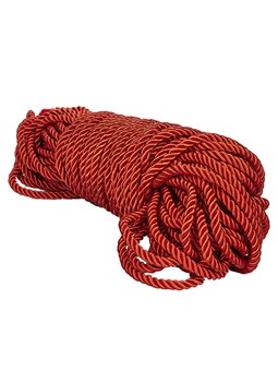 Calexotics Scandal BDSM Rope - Red Bondage Rope 30 Meters