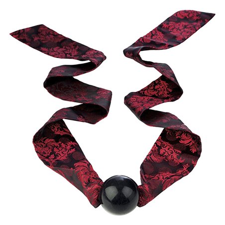 Calexotics Scandal Ball Gag - Bavaglio con Fiocco Nero/Rosso