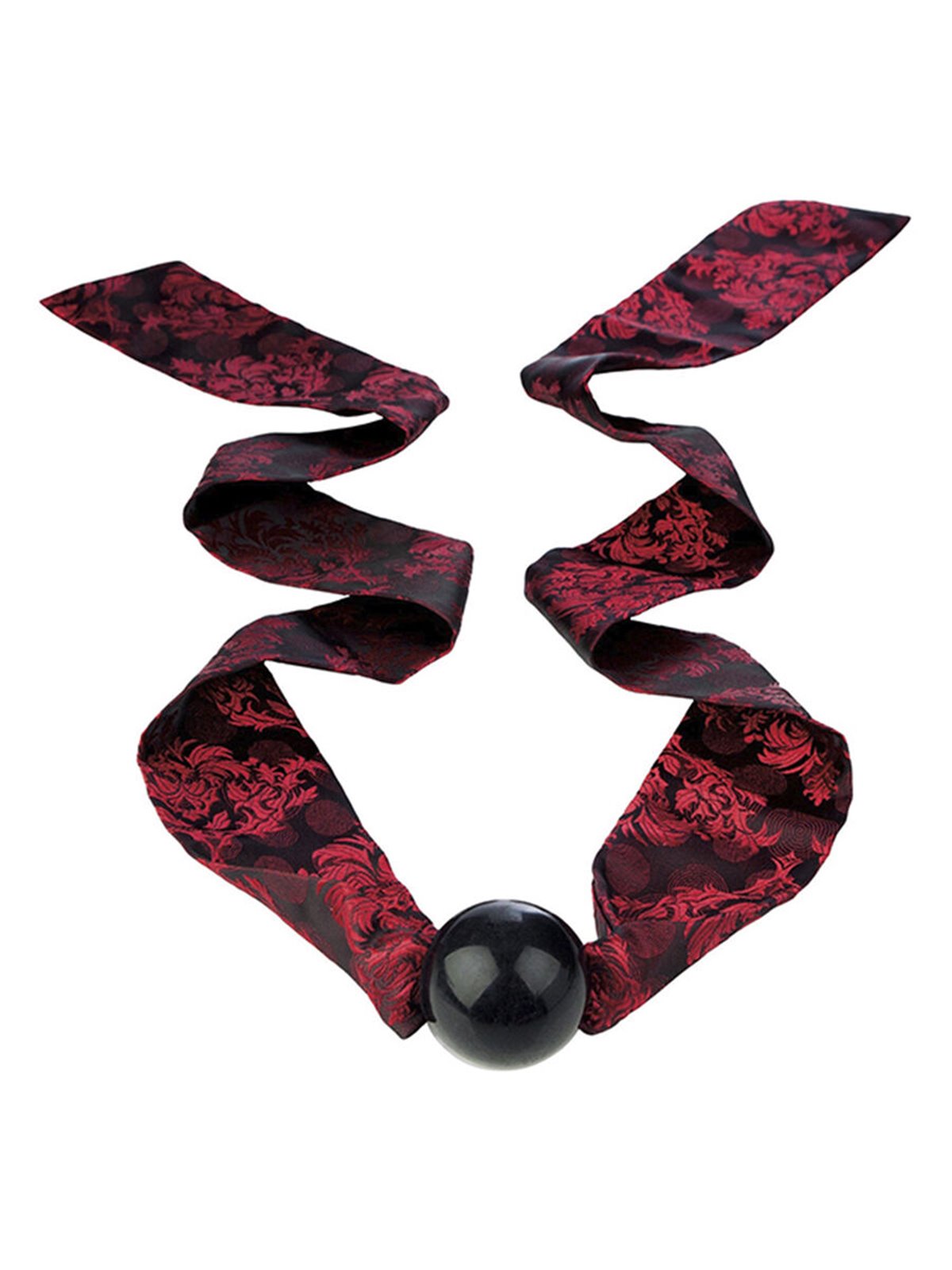 Calexotics Scandal Ball Gag - Bavaglio con Fiocco Nero/Rosso