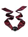 Calexotics Scandal Ball Gag - Black/Red Bow Ball Gag