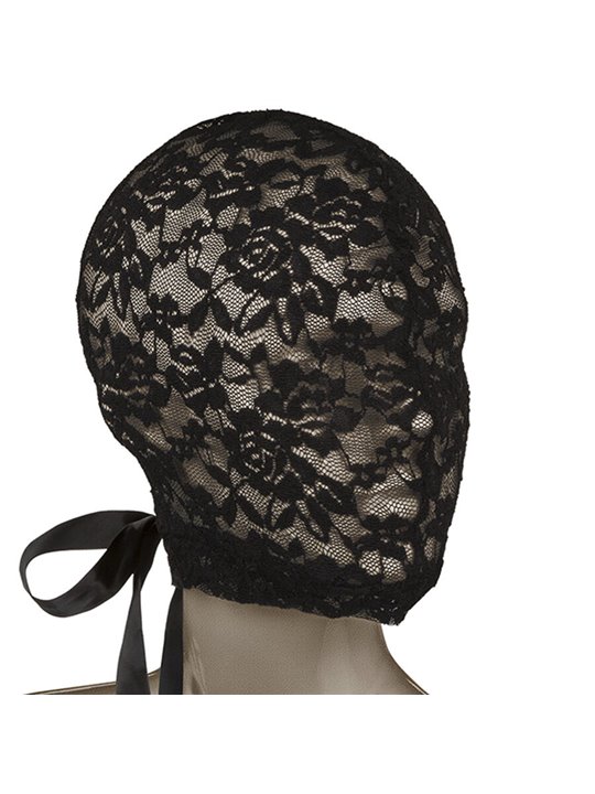 Calexotics Scandal Corset Lace Hood - Cappuccio Bondage in Pizzo Nero