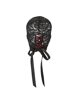 Calexotics Scandal Corset Lace Hood - Cappuccio Bondage in Pizzo Nero