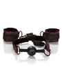 Calexotics Scandal Ball Gag - Breathable Ball Gag with Cuffs