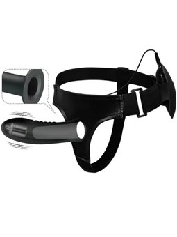 Pretty Love Myron Vibrating Strap On And Hollow Dildo