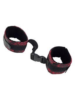 Calexotics Scandal Control Cuffs - Red/Black Bondage Anklets