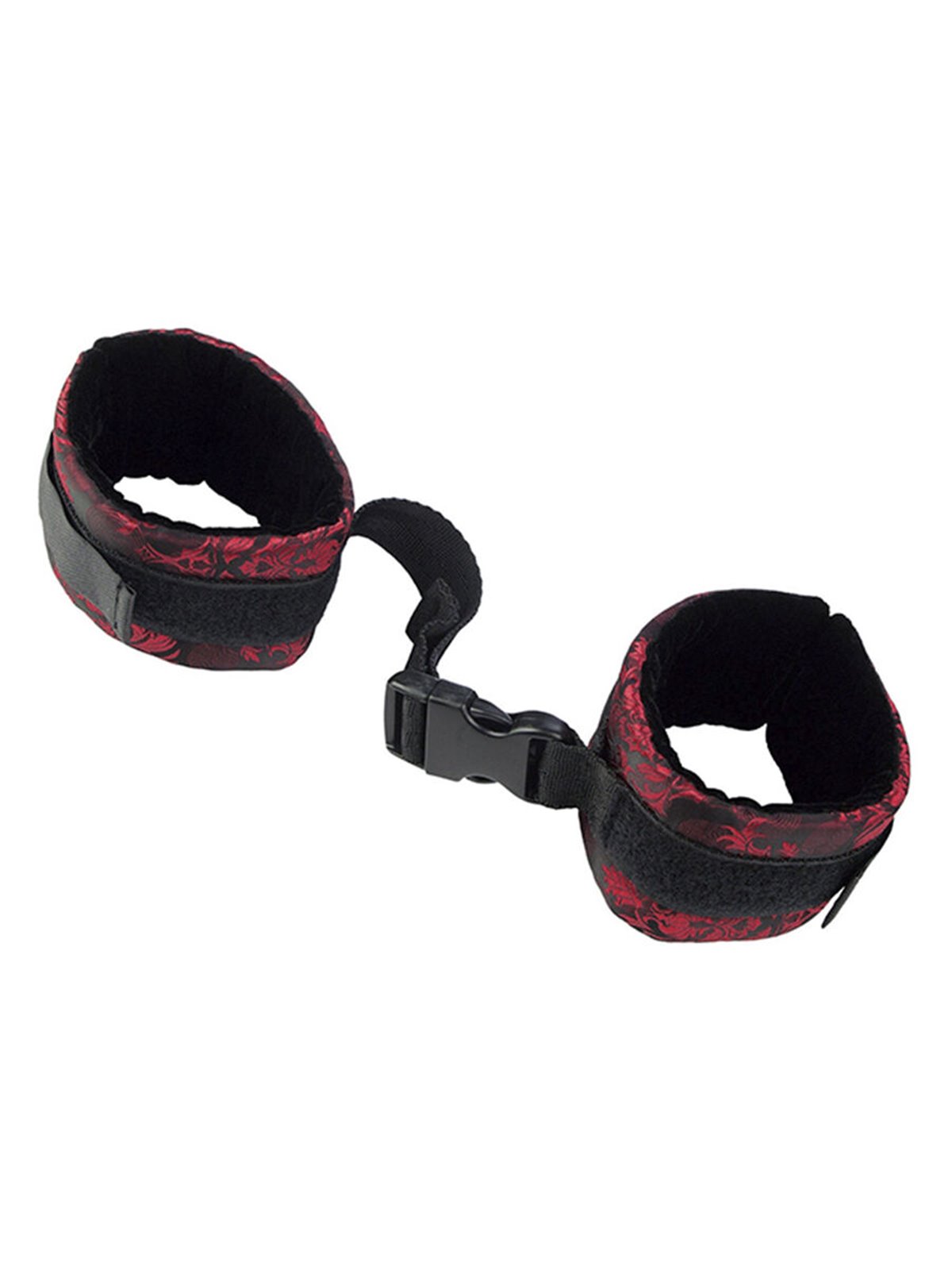 Calexotics Scandal Control Cuffs - Cavigliere Bondage Rosso/Nero