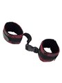 Calexotics Scandal Control Cuffs - Red/Black Bondage Anklets