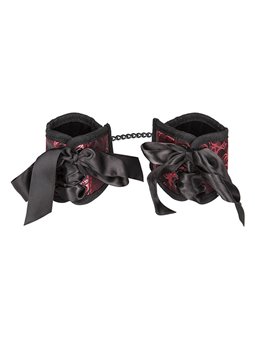 Calexotics Scandal Corset Cuffs - Polsiere Bondage Rosso/Nero
