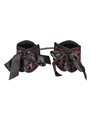 Calexotics Scandal Corset Cuffs - Red/Black Corset Wrist Cuffs