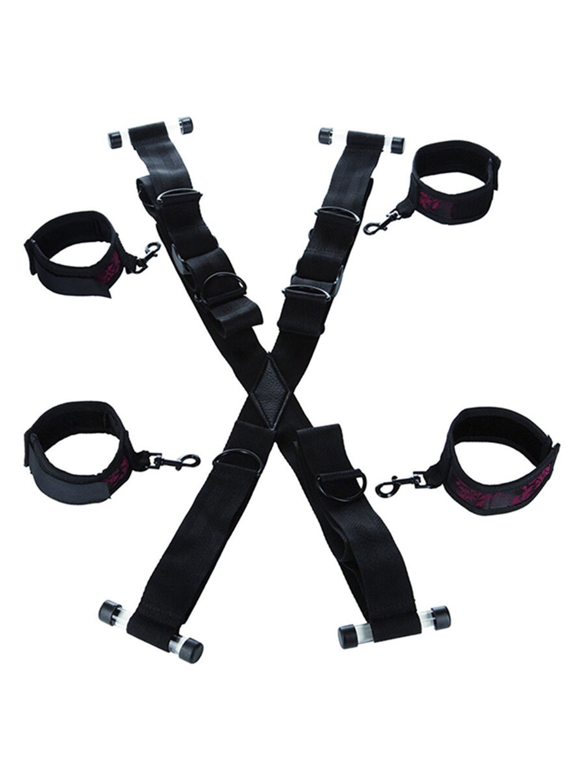 Calexotics Scandal - X-Shaped Door Constraint with Cuffs and Anklets