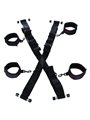Calexotics Scandal - X-Shaped Door Constraint with Cuffs and Anklets