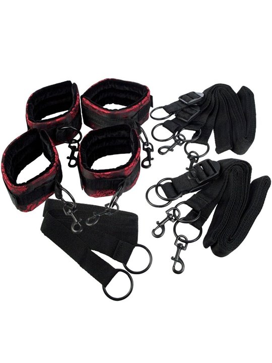 Calexotics Scandal Bed Restraint - Bed Restraint Set