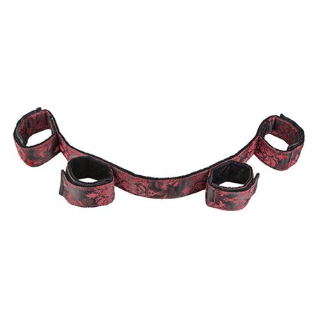Calexotics Scandal Bondage Bar - Bondage Bar with Wrist and Ankle Cuffs