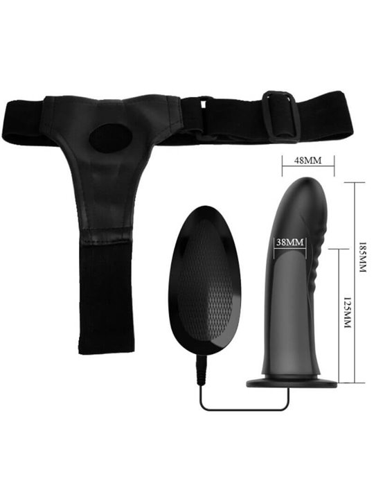 Pretty Love Myron Vibrating Strap On And Hollow Dildo