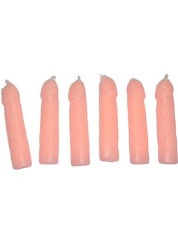 Diablo Picante - 6 Candeline a Forma di Pene