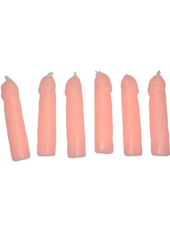 Diablo Picante - 6 Candeline a Forma di Pene