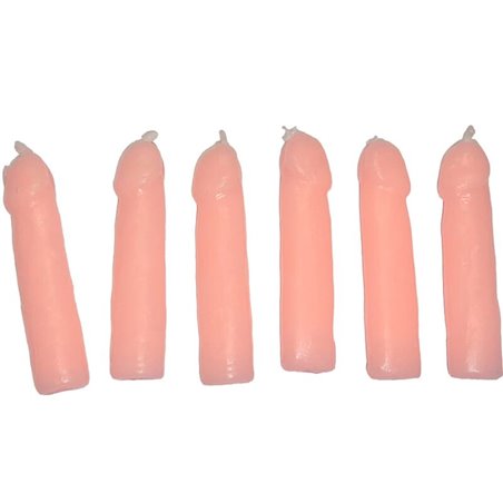 Diablo Picante - 6 Candeline a Forma di Pene