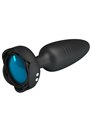 Pretty Love Tarion - Plug Anale Vibrante con Luce Led 12,5 Cm Nero