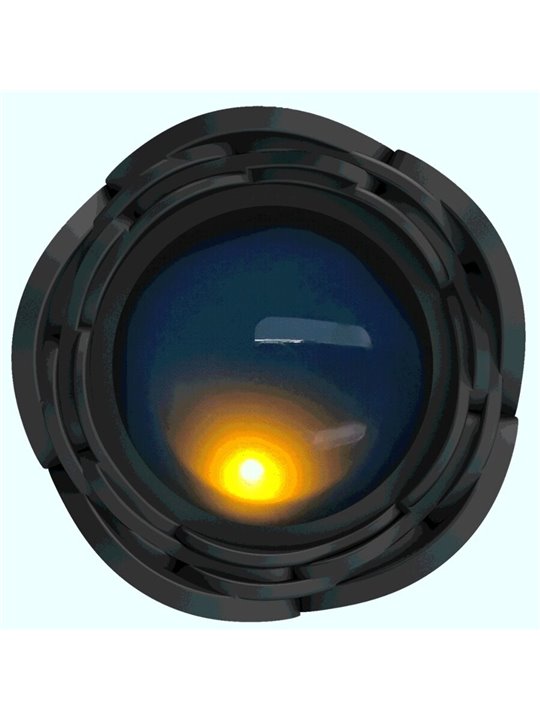 Pretty Love Tarion - Plug Anale Vibrante con Luce Led 12,5 Cm Nero