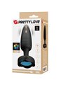 Pretty Love Tarion - Plug Anale Vibrante con Luce Led 12,5 Cm Nero
