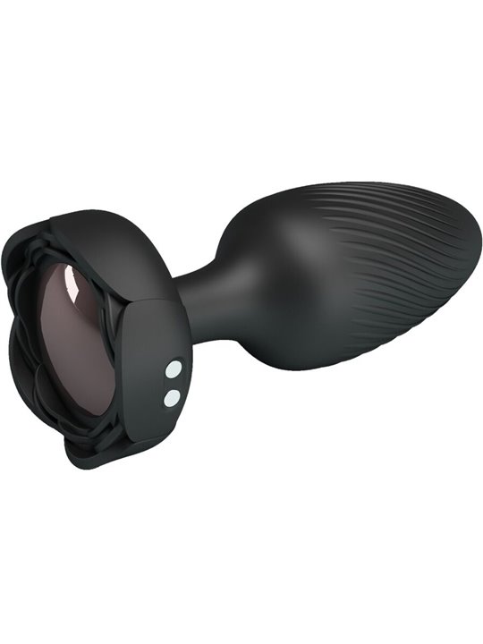 Pretty Love Varian - Plug Anale Vibrante con Luce Led 10,8 Cm Nero