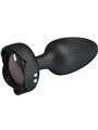 Pretty Love Varian - Plug Anale Vibrante con Luce Led 10,8 Cm Nero
