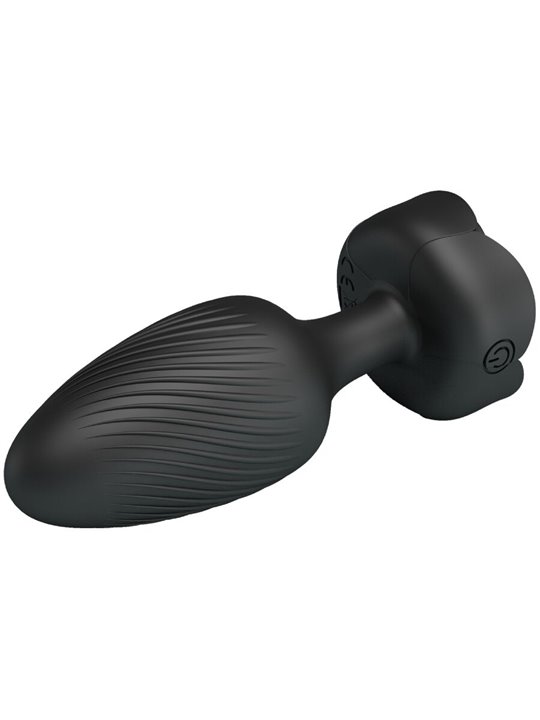 Pretty Love Varian - Plug Anale Vibrante con Luce Led 10,8 Cm Nero