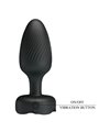 Pretty Love Varian - Black 10.8 cm Vibrating Anal Plug with LED Light