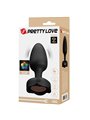 Pretty Love Varian - Plug Anale Vibrante con Luce Led 10,8 Cm Nero