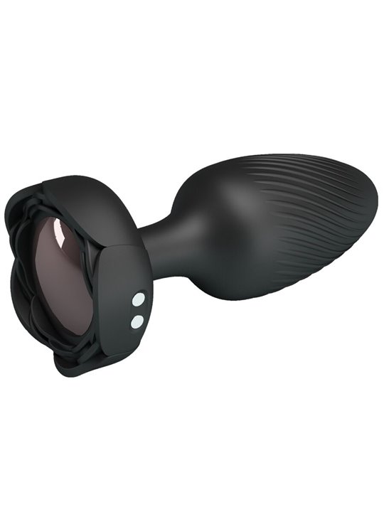 Pretty Love Osborn - Plug Anale Vibrante con Luce Led 9,8 Cm Nero