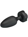 Pretty Love Osborn - Black 9.8 cm Vibrating Anal Plug with LED Light