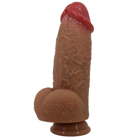 Pretty Love Achille - Realistic Dildo with Balls and Suction Cup 22 cm