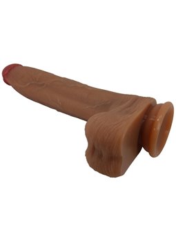 Pretty Love Adley - Realistic Dildo with Balls and Suction Cup 28 cm