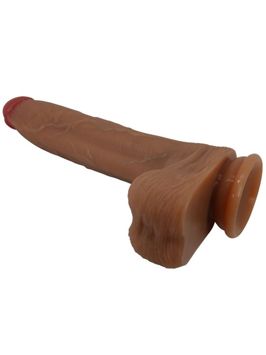 Pretty Love Adley - Realistic Dildo with Balls and Suction Cup 28 cm